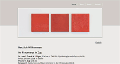 Desktop Screenshot of frauenarzt-praxis.ch